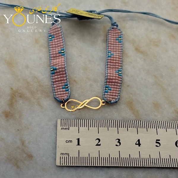 دستبند میوکی بینهایت خطی طلا